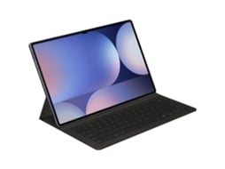 Capa fina preta com teclado para Samsung Galaxy Tab S10 Ultra/S9 Ultra