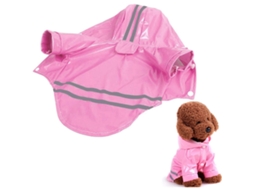 Capa De Chuva Canina, Refletora, Impermeável, Tamanho G