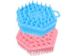 Conjunto De 2 Escovas Banho Esfoliantes Silicone E Escova Ergonômica Para Homens Mulheres