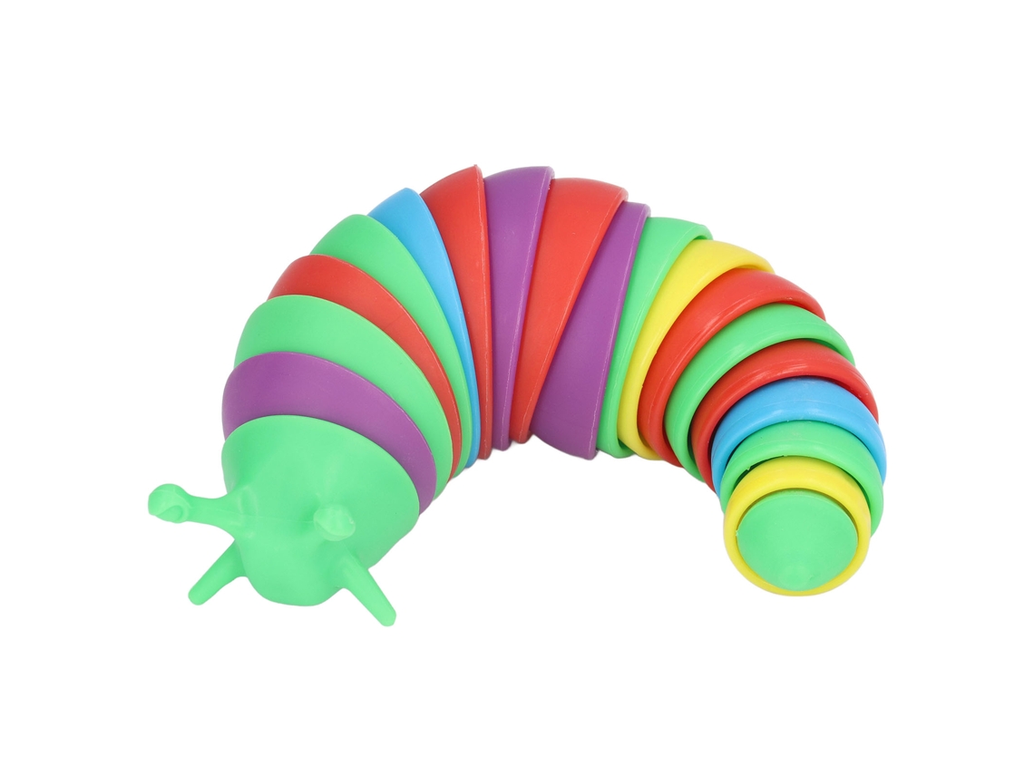Primerox brinquedo Caracol Articulado 19cm Abs Anti estresse Sensorial para Relaxamento e Presente