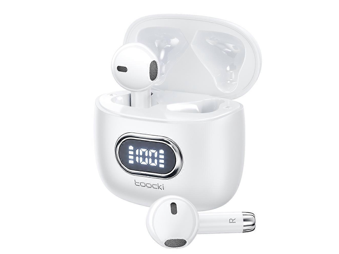 Fones De Ouvido Sem Fio Toocki V05 Tws Com Bluetooth 5.3 E Visor Digital Ly Ebike