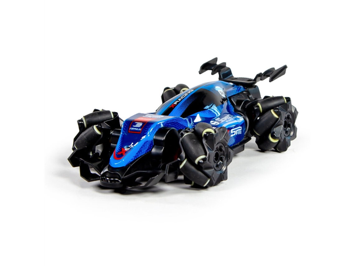 Azuljjrc Q239 Rtr 1/40 2.4g 2wd Mini Carro Rc Fórmula Corrida Acrobacias Drift Luz Led Rotação 360° Veículos Mesa Portáteis MDUG