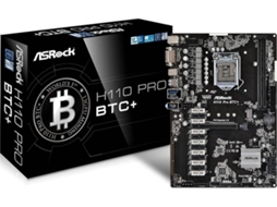 Motherboard ASROCK H110 Pro BTC+ (Socket LGA 1151 - Intel H110 - ATX)