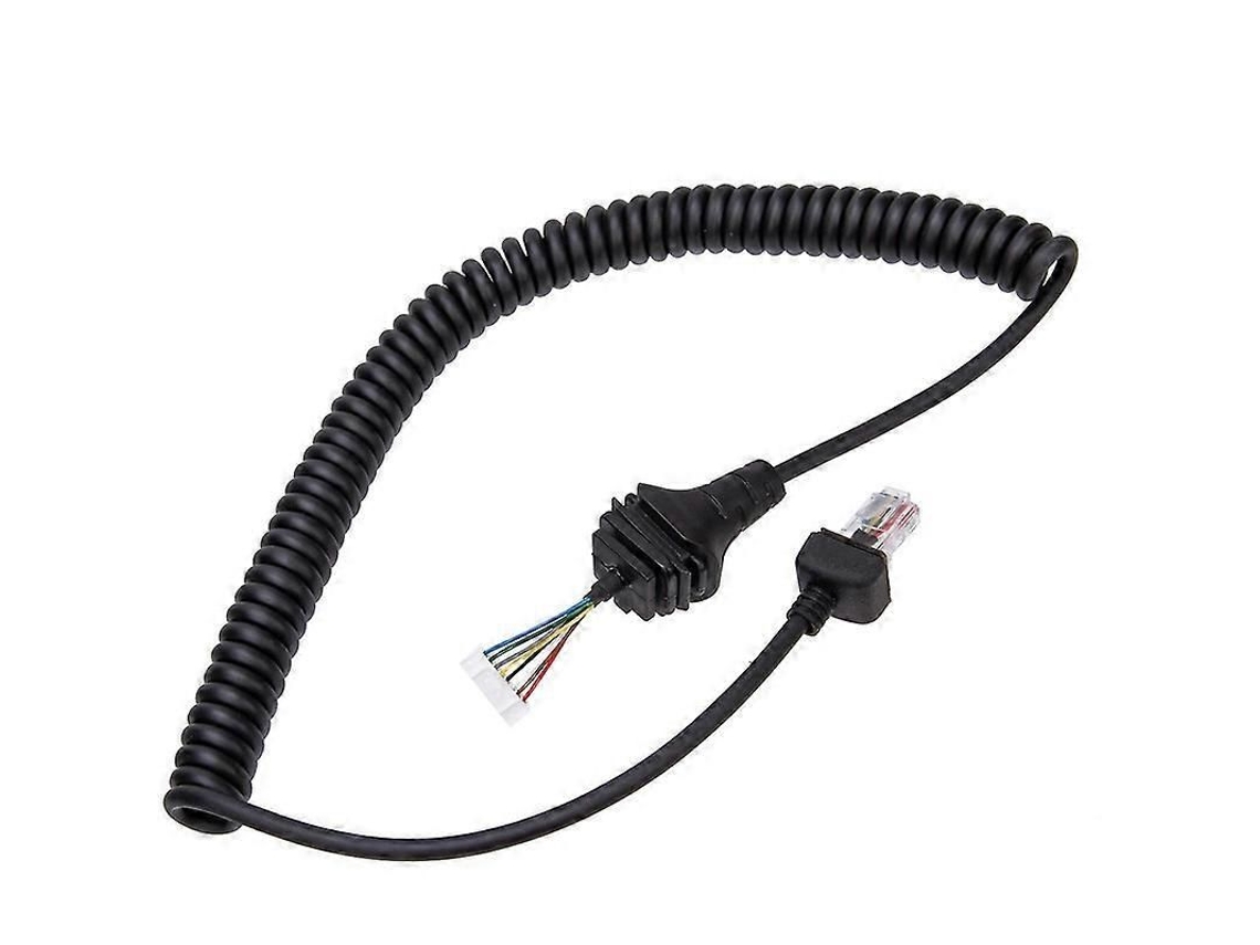 Microfone com alto-falante YURU, modelo HM 152, para rádio Icom, cabo P/U 8 pinos, preto