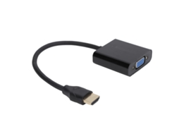 Cabo Conversor Interface Multimídia Hd para Vga 1080p Adaptador Ad022 0.25m Preto | S/MARCA