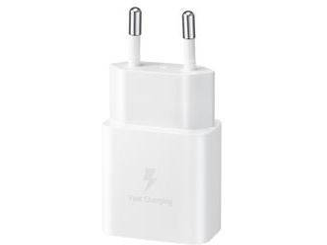 Adaptador de Corrente SAMSUNG (USB-C - 15W - Branco)