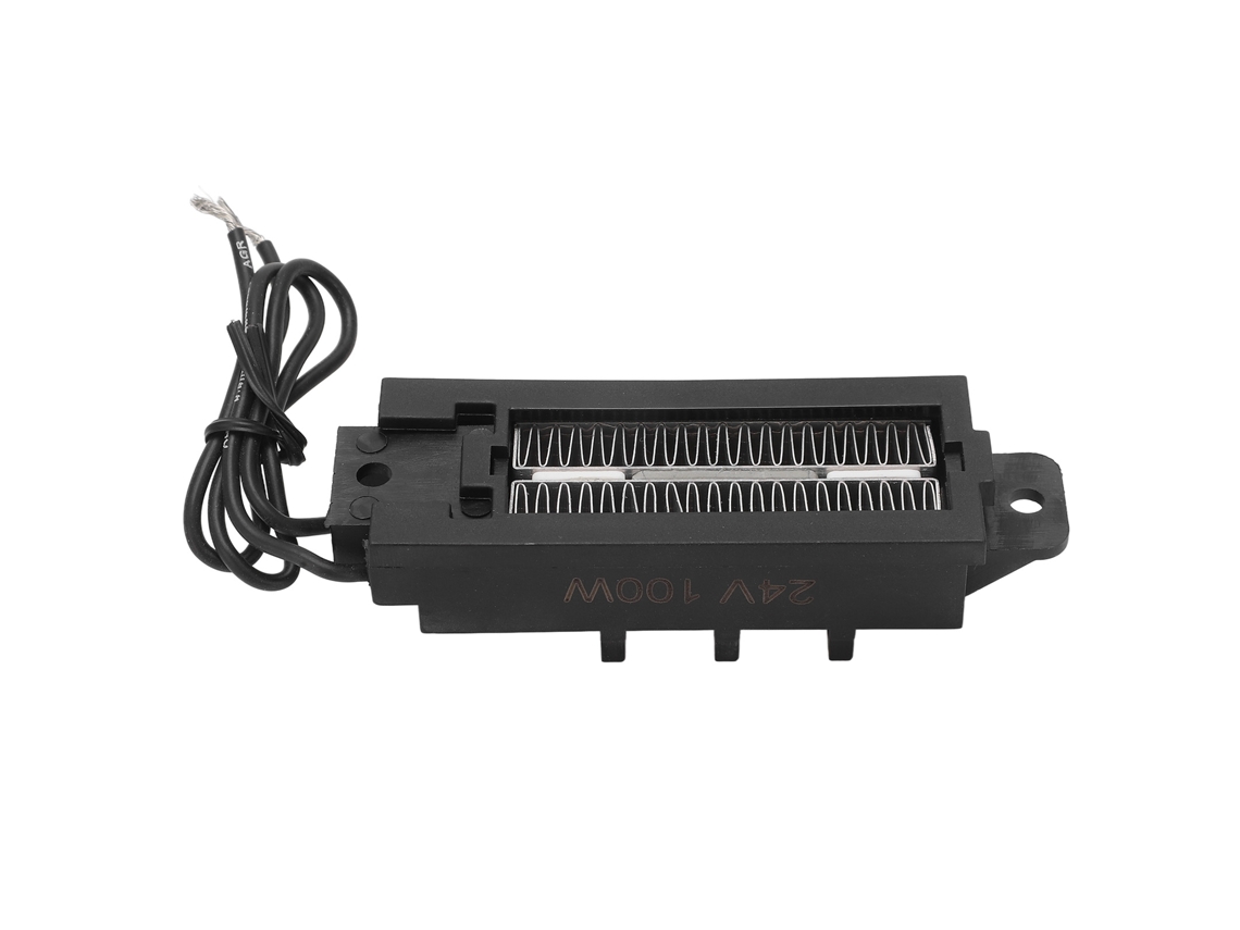 Elemento De Calefacción Ptc 24v 100w Calefactor De Aire Com Suporte Termostático Resistente A Altas Temperaturas