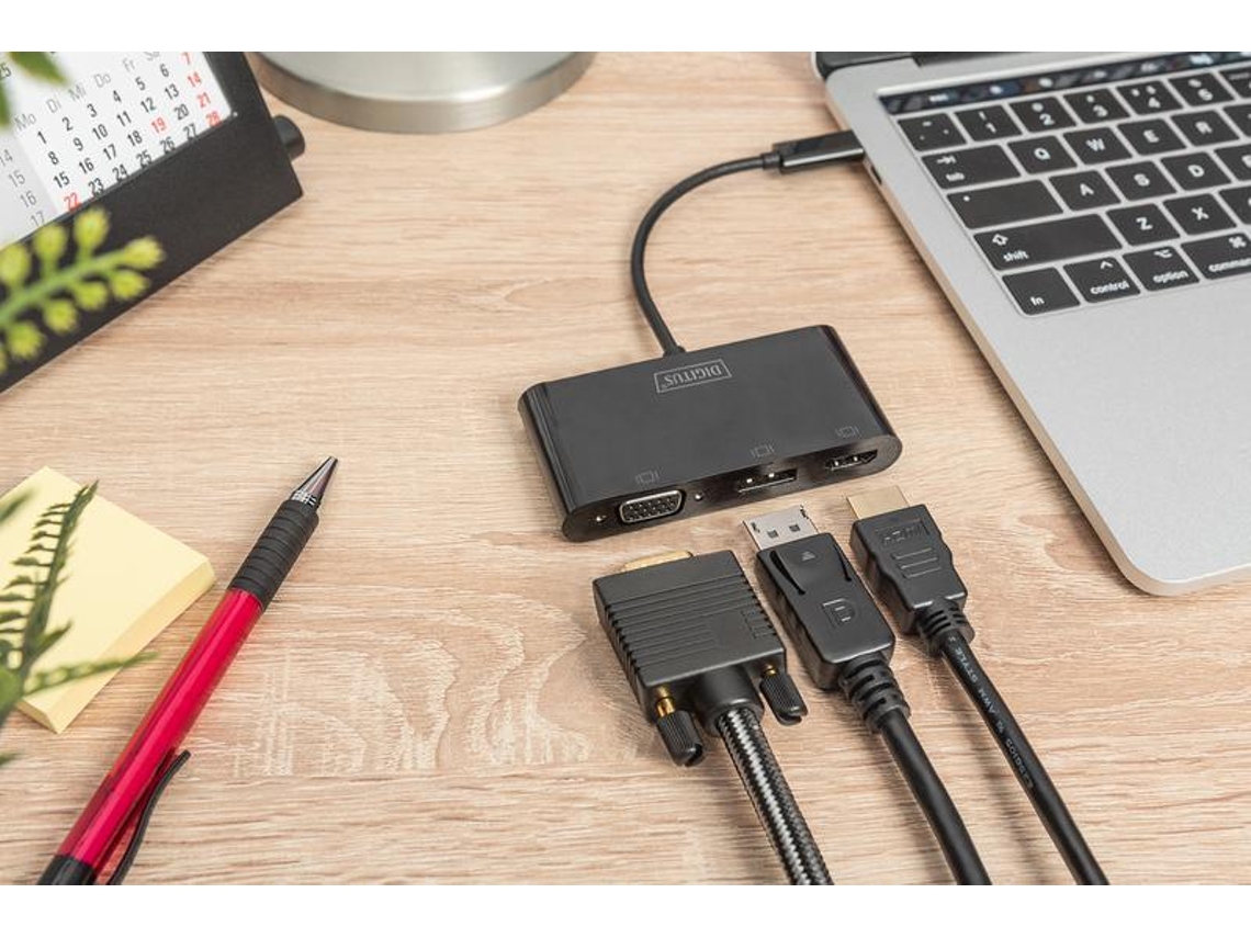 Digitus Da-70859 Hub de Interface Usb 3.2 Gen 1 3.1 Gen 1 Type-C