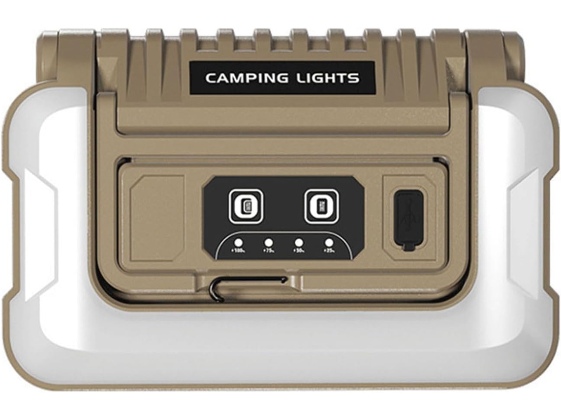 Lanterna De Trabalho Led Portátil Para Camping Com Bateria 4800mah,