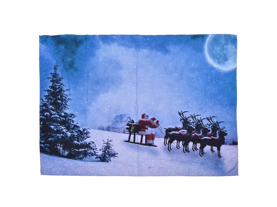 Tapete tapestry de Natal com árvore, estilo boêmio, para quarto e sala, 200x150cm
