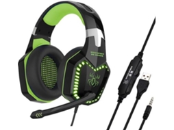 Auscultadores com Fio ALIN615-3 (On Ear - MicroAuriculares - Noise Canceling - Verde)