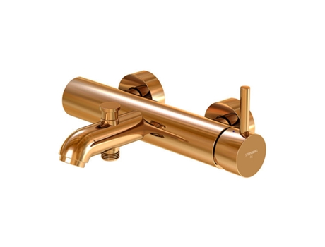STEINBERG Serie 100 Wanne/Brause-Einhebelmischbatterie 1/2 Chrom Cor: Ouro Rosa