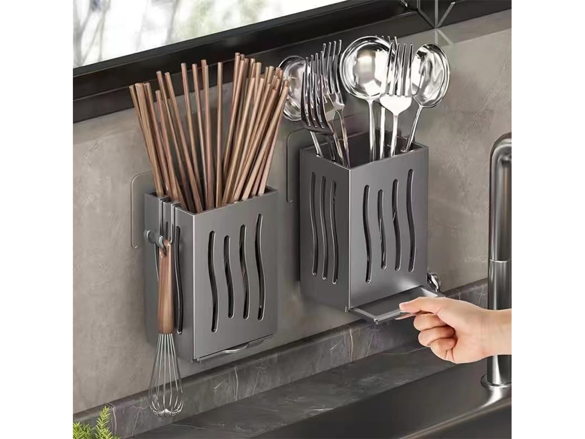 Pratos Draper, Suporte de Parede, Cesto Louça Draper, Plástico Pratos, Cinza -aquaforge