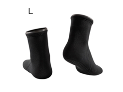 KOFIHETY Meias De Mergulho 3 Mm, Anti Derrapantes, Aquecidas, Curtas Para Praia, Preto L