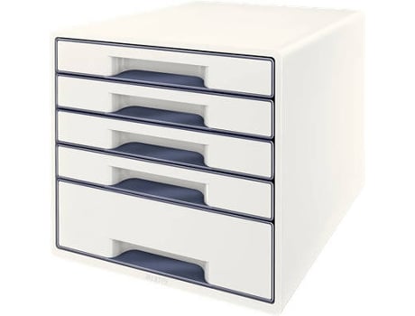 Arquivador  WOW Cube 5 Gavetas Branco (36.3 x 27 x 28.7 cm)