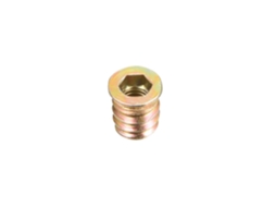 Conjunto de Insertos Roscados Sextavados com Porca M6 X 13mm para Móveis CHABERLU