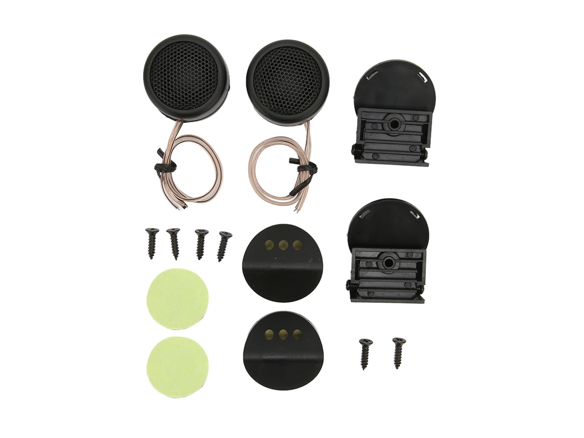 Tweeter Mini Dome 380w Carro Universal Preto 2pcs