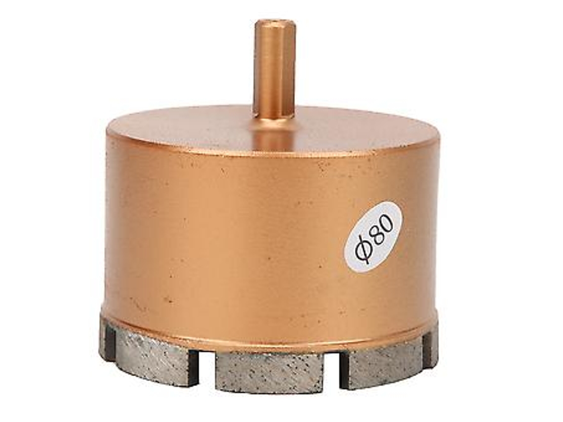 Abridor De Mármore Broca De Diamante Serra Copo Para Granito, Ladrilho, Concreto, Vidro 80 Mm Slowmoose