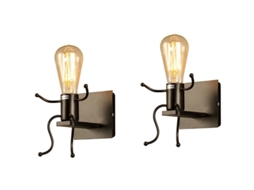 Luminária de parede Criativa da BRILVIBERA com design humanoide moderno