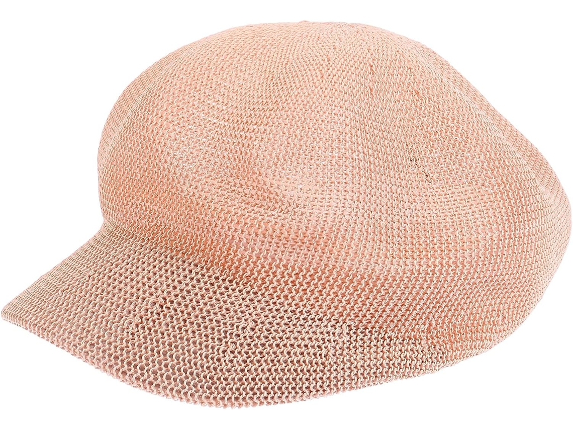 Chapéu De Palha Octogonal Rosa, Proteção Solar
