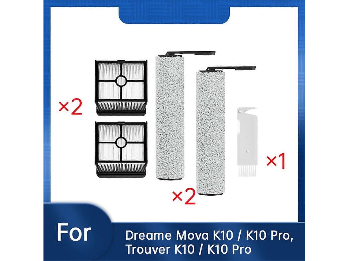 Escova Principal E Acessórios Para Aspirador De Pó Trouver K10 / K10 Pro:_glo
