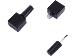 Frascos De Vidro Preto Vazios Ciieeo Com Pincel E Tampa, 10ml, Pacote Com 12 Unidades, Compactos E Fáceis De Usar.