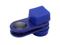 2026rebe-porta Tiza Magnética Para Taco De Billar Práctico Clip De Tiza Para Salas De Billar Bares Azul