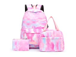 Mochila Escolar De Três Peças Para Estudantes 7