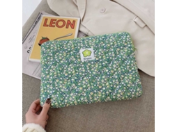 Lurelia Bolsa Para Portátil 14 Polegadas, Resistente À Água, Antichoque, Em Algodão, Verde