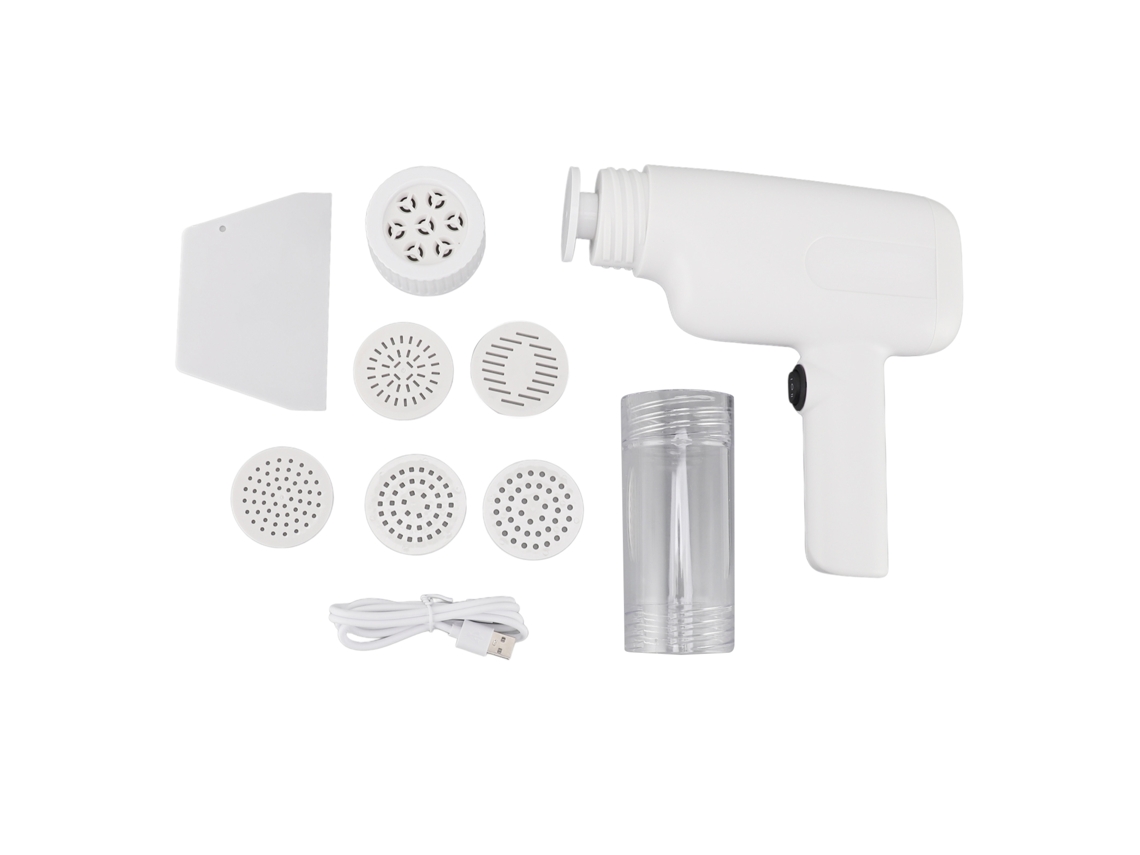 Máquina portátil elétrica para fazer massa e batatas com 6 moldes para casa LAXISCREED