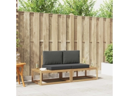 Vidaxl Conjunto De Sofás Para Exterior 2 Unid. Branco E Antracite