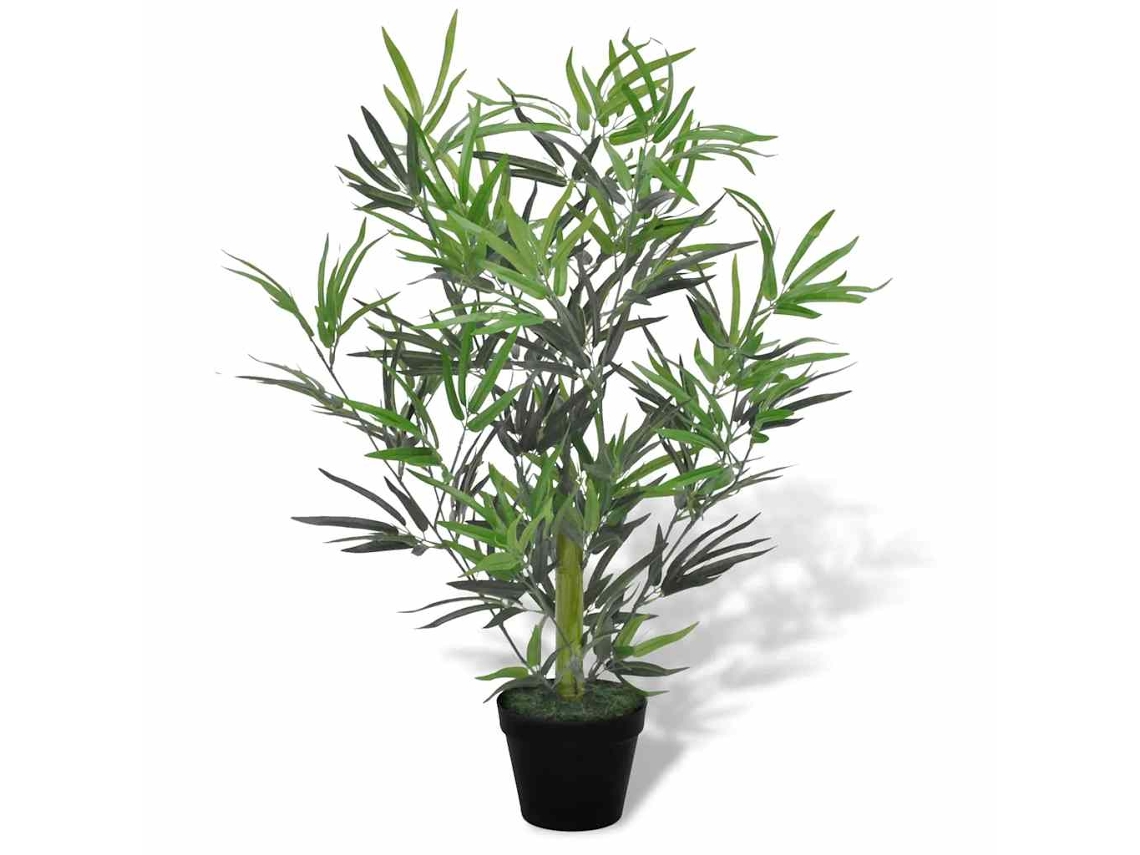 Arvore De Bambu Artificial Com Vaso 80 Cm