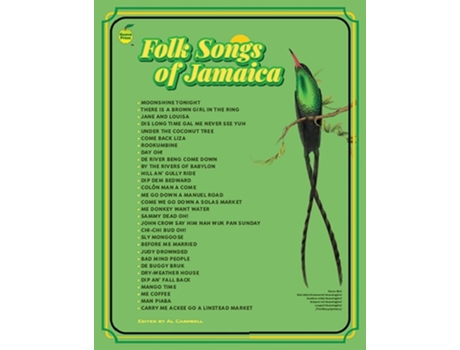 Livro Folk Songs Of Jamaica De Al Campbell (inglês)