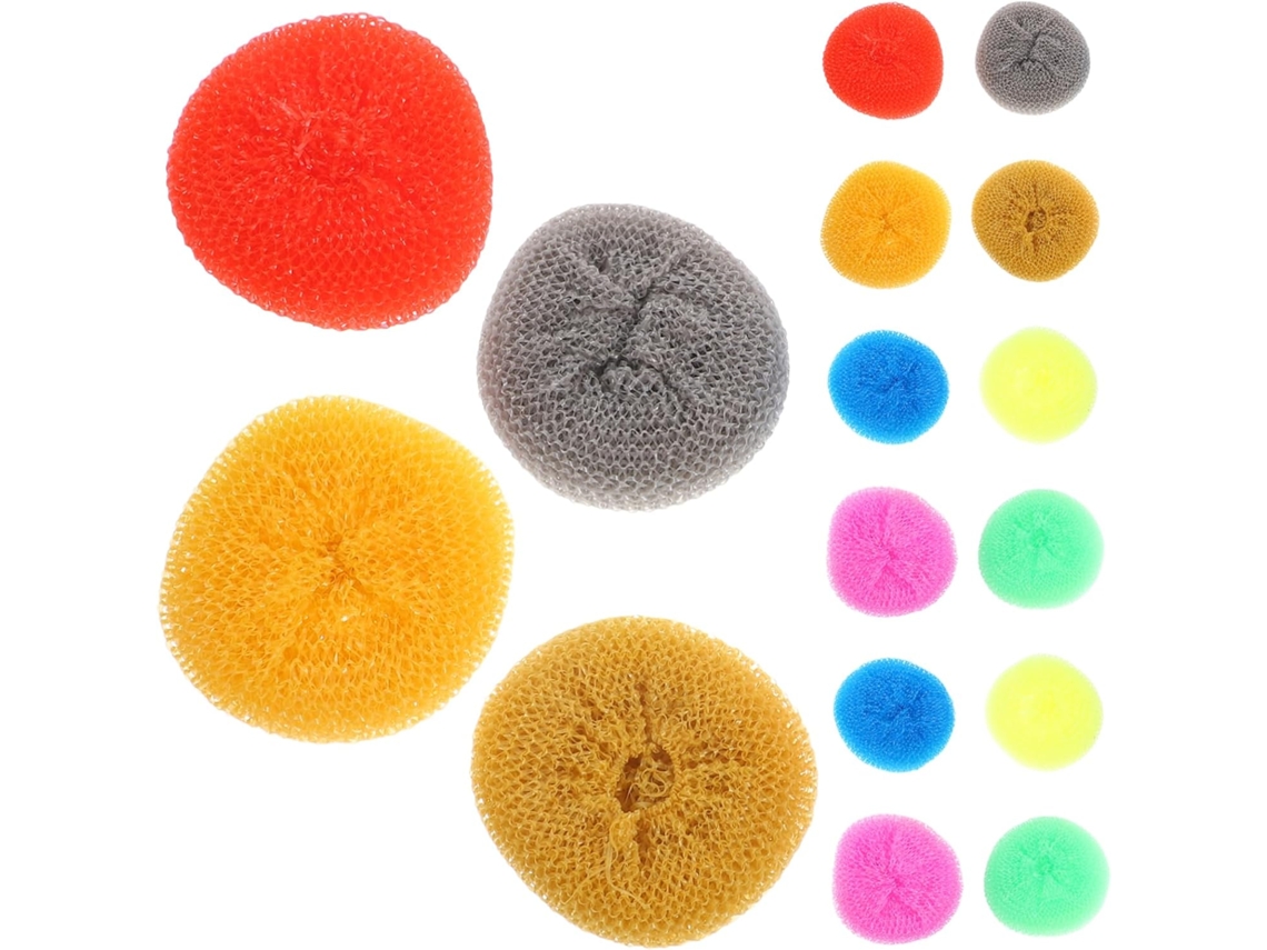 Conjunto De 30 Bolas De Limpeza Redondas Para Pratos E Panelas.