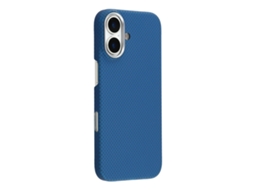Capa Para Iphone 17 Magsafe Em Fibra De Carbono - Azul/verde