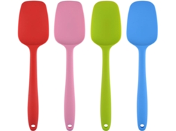 Conjunto De Espátulas De Silicone - Espátula Antiaderente - Núcleo De Aço - 4 Peças, Colorido
