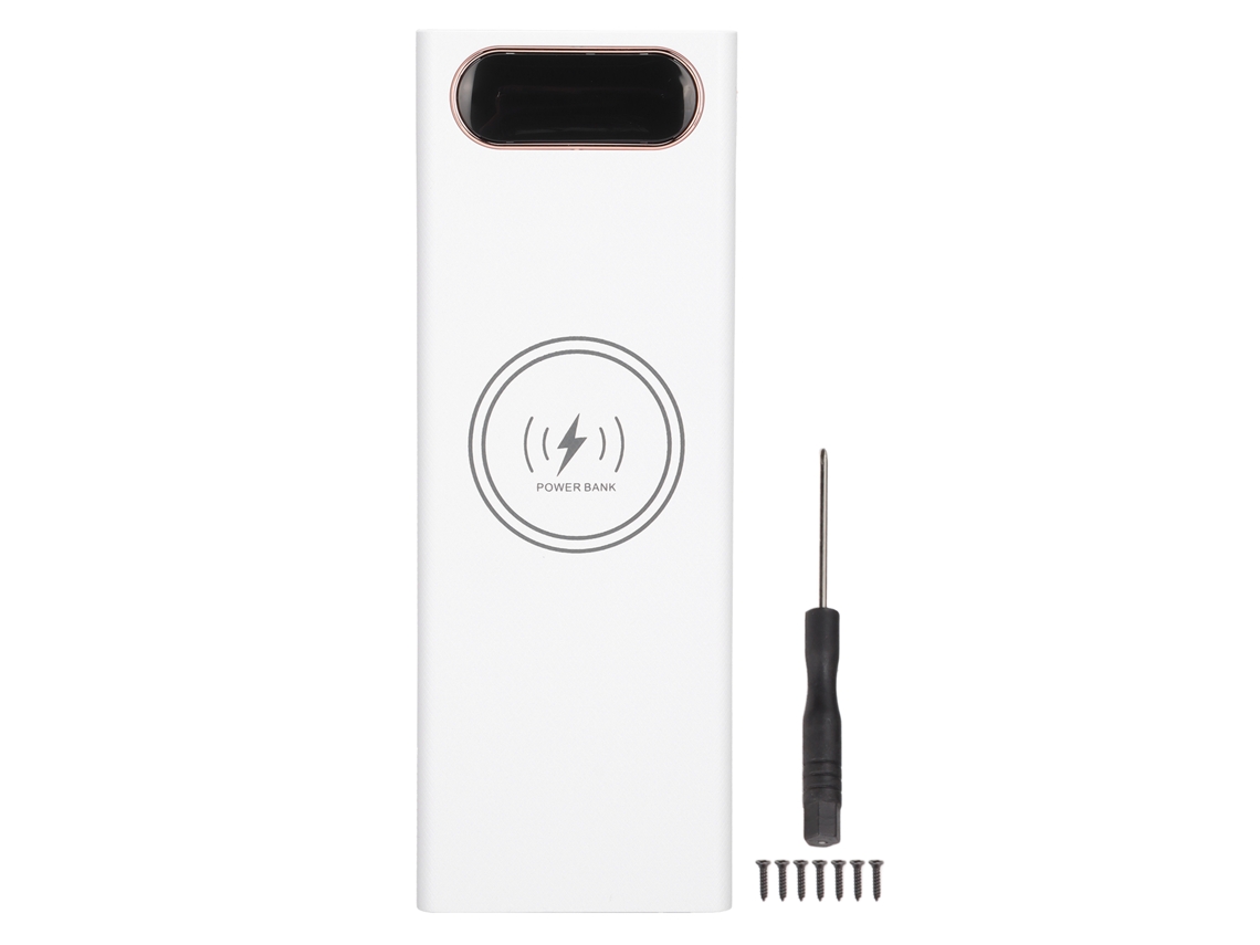 Kit de power bank DIY EOOCOO com carregamento rápido e sem fio