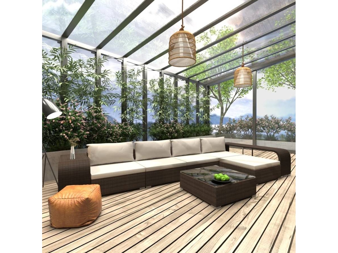 Garden Sofa, Garden Sofas Vidaxl Marrom Rattan / Vime (n/a)
