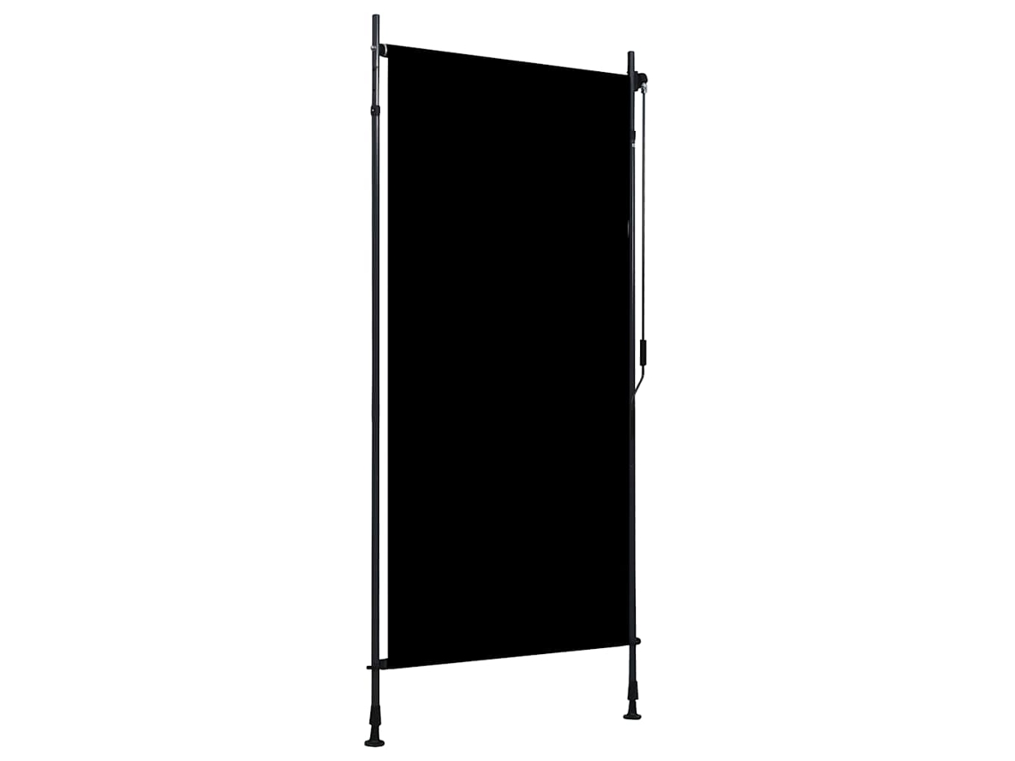 Vidaxl Estore De Rolo Para Exterior 100x270 Cm Antracite