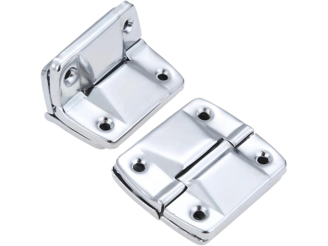 Dobradiças Giratórias Ocultas Para Portas, 2 Peças, Dobradiça De Suporte Metálica 51 * 47mm, Dobrável, Para Portas De