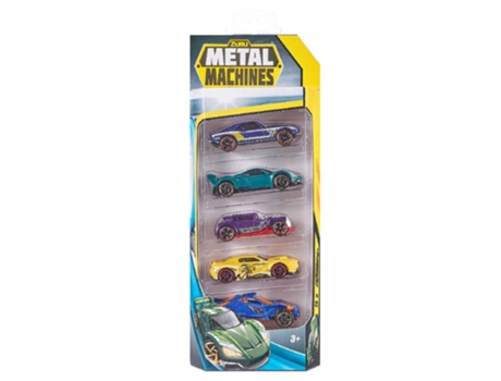 Pack 5 Carros (vários modelos) METAL MACHINES