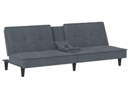 Sofa Bed, Sofa Beds Vidaxl Cinzeto Veludo (n/a)