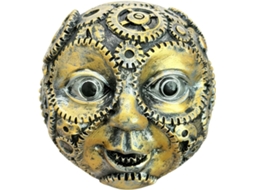 Escultura De Mesa, Ornamento De Rosto Humano Em Resina, Estilo Steampunk | Em