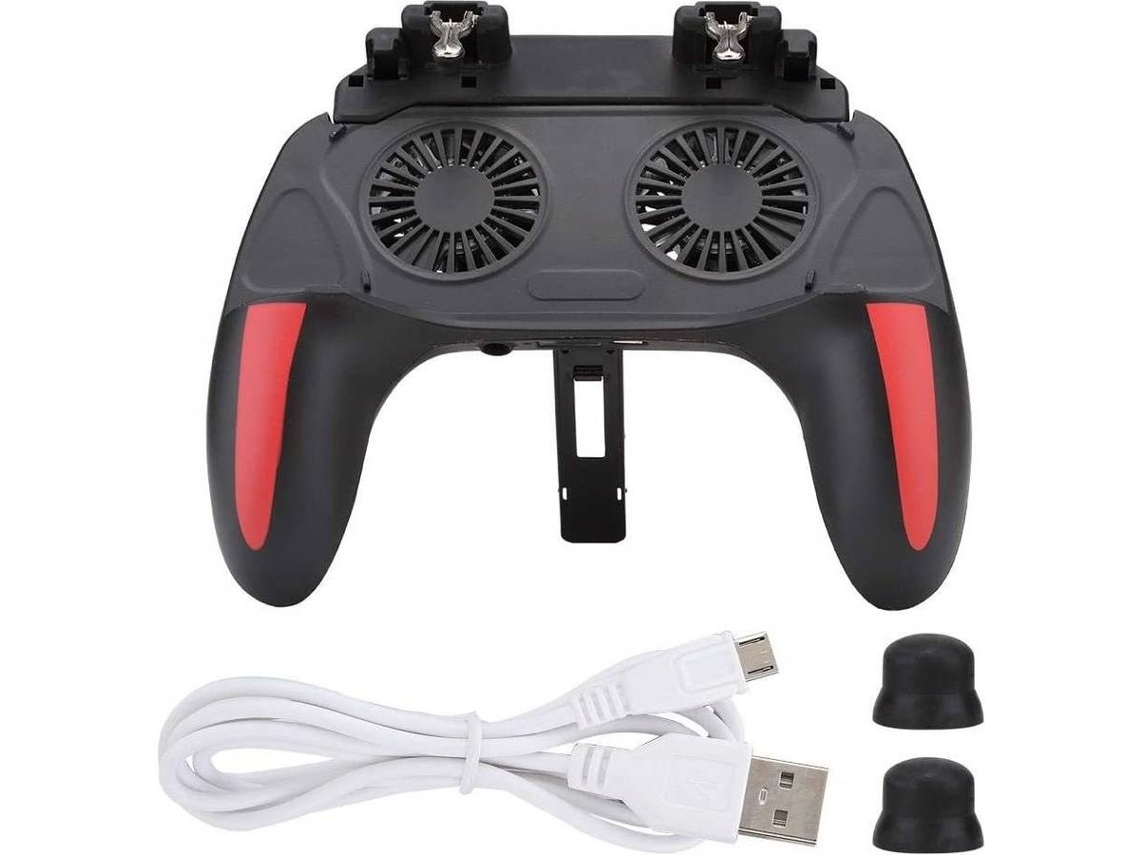 Controlador de Jogo Móvel Controlador Móvel Portátil Pubg com Fonte de Alimentação e Ventilador Controlador Móvel de 4,7-6,5 Polegadas Par