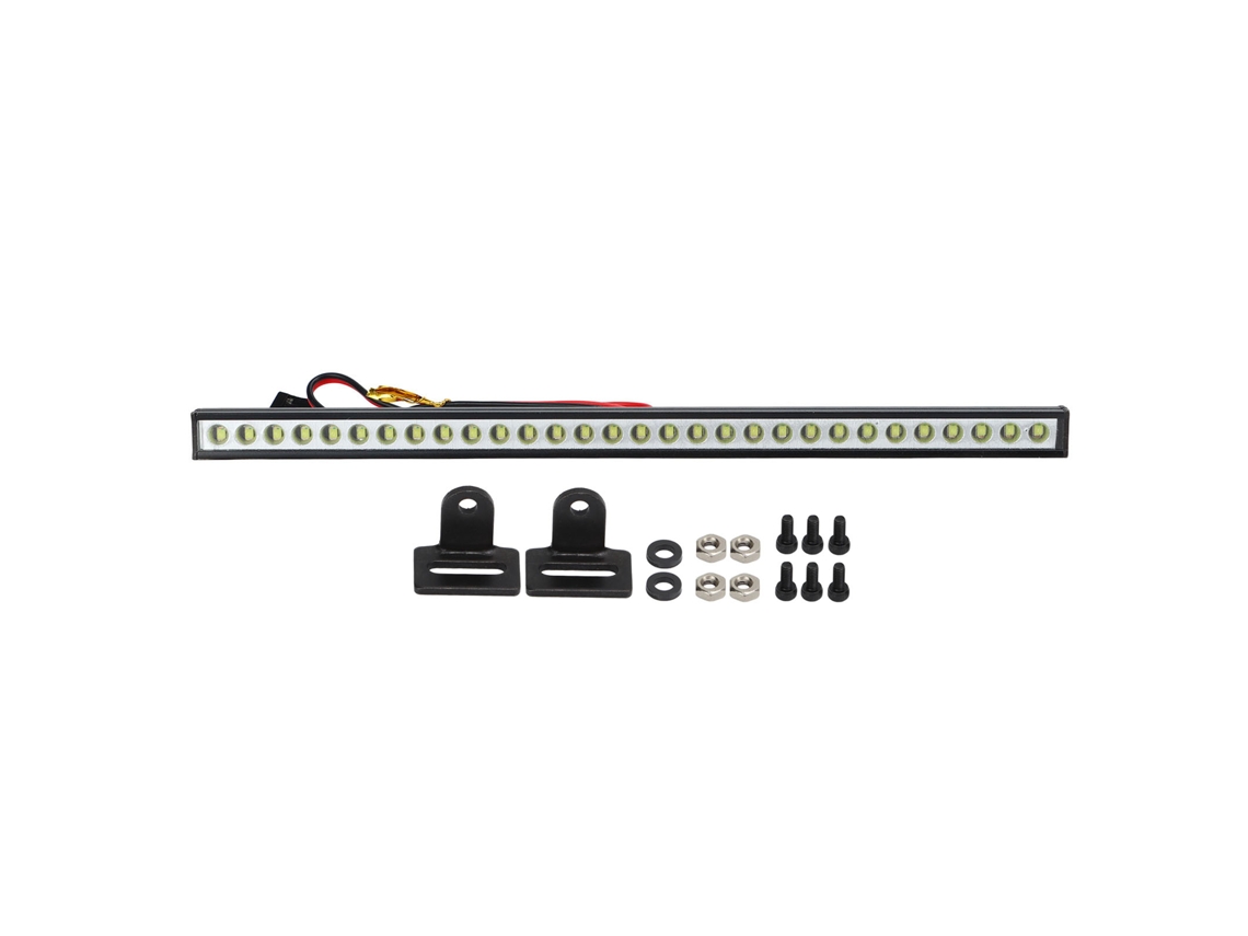 Lâmpada Teto Carro Rc 30 Led Branca Resistente A Desgaste Barra De Luz Para 1/8 1/10 1/12 1/14