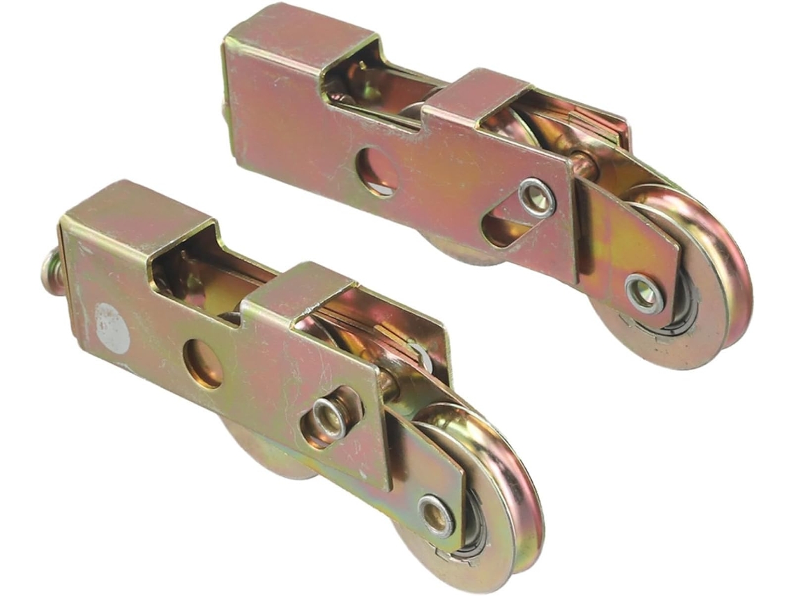 2 Roletes De 3/4 Polegada Para Porta Correr Pátio, Rodas Com Rolamento