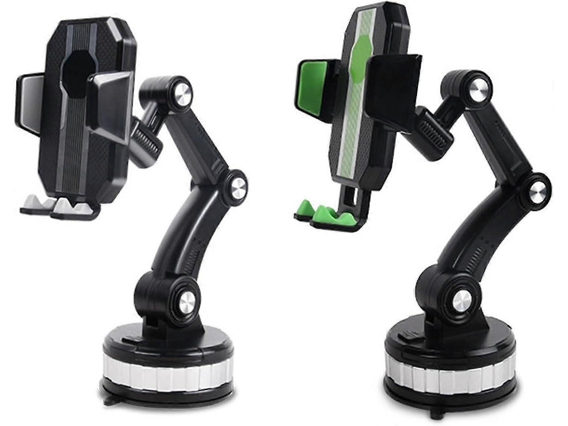 Suporte Veicular Zecro Com Ventosa, Suporte Para Celular Com Ventosa E Rotação De 360 ​​graus, Super Estável (verde) Preto-verde