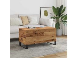 Vidaxl Mesa De Centro 90x44,5x45 Cm Derivados De Madeira Madeira Velha