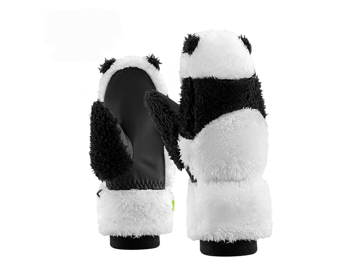 Rękawiczki Narciarskie Panda Dla Dzieci I Dorosłych Rozmiar S Czarne/białe QUNATURE