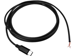Cabo Usb-c Macho Para Fio Desencapado De 100/200/300 Cm Fone Ouvido,